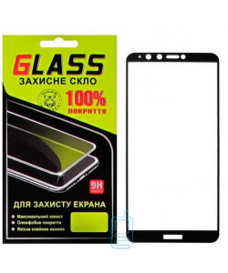 Защитное стекло Full Screen Huawei Y9 2018, Enjoy 8 Plus black Glass