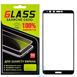 Защитное стекло Full Screen Huawei Y9 2018, Enjoy 8 Plus black Glass