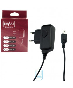 Мережевий зарядний пристрій Smart Charger 0.7A mini-USB black