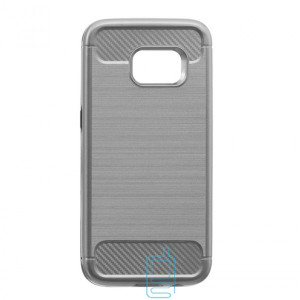 Чехол-накладка Motomo X6 Samsung S7 G930 светло-серый