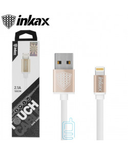 USB кабель inkax CK-09 Apple Lightning 1м золотистий