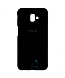 Чехол Silicone Case Full Samsung J6 Plus 2018 J610 черный