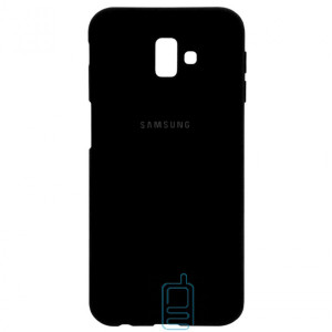 Чехол Silicone Case Full Samsung J6 Plus 2018 J610 черный