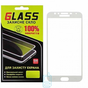 Захисне скло Full Glue Samsung J4 2018 J400 white Glass