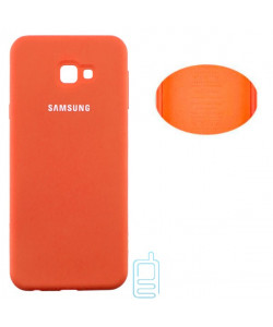 Чехол Silicone Cover Full Samsung J4 Plus 2018 J415 оранжевый
