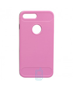 Чохол-накладка Motomo X6 Apple iPhone 7 Plus, 8 Plus рожевий