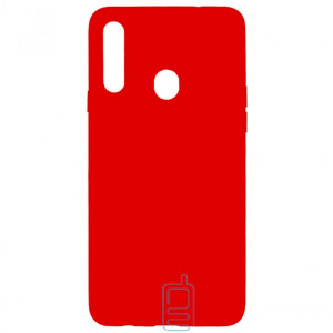 Чехол Silicone Cover Full Samsung A20s 2019 A207 красный