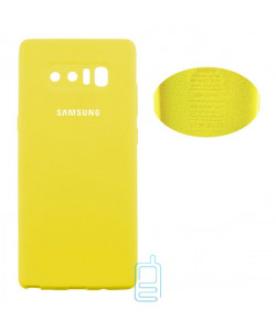 Чохол Silicone Cover Full Samsung Note 8 N950 жовтий