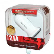 Автомобільний зарядний пристрій Remax Mini RCC101 2USB 2.1A white