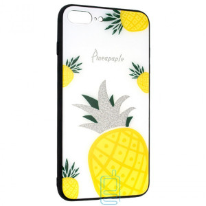 Чохол накладка Glass Case Apple iPhone 7 Plus, 8 Plus Pineapple