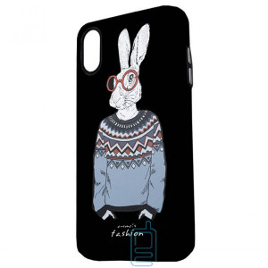 Чехол Creative TPU+PC Apple iPhone X, XS Rabbit white