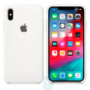 Чехол Silicone Case Apple iPhone X, XS белый 09