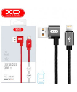 USB кабель XO NB31 Apple Lightning 1m чорний