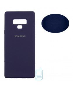 Чехол Silicone Cover Full Samsung Note 9 N960 синий