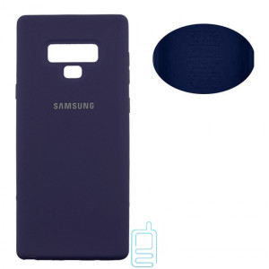 Чехол Silicone Cover Full Samsung Note 9 N960 синий