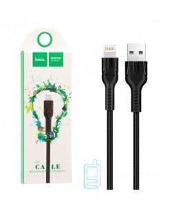 USB кабель Hoco U31 "Benay" Apple Lightning 1m чорний