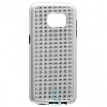Чохол-накладка GINZZU Carbon X1 Samsung S7 Edge G935 сріблястий