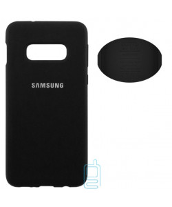 Чохол Silicone Cover Full Samsung S10E G970 чорний