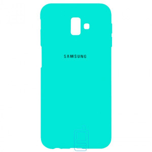 Чохол Silicone Case Full Samsung J6 Plus 2018 J610 бірюзовий