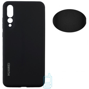 Чохол Silicone Cover Full Huawei P20 Pro, P20 Plus чорний