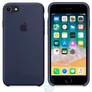 Чехол Silicone Case Apple iPhone 6, 6S темно-синий 08