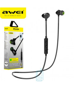 Bluetooth навушники з мікрофоном AWEI WT10 чорні