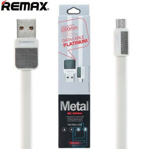 USB кабель Remax Platinum RC-044m micro USB 1m білий