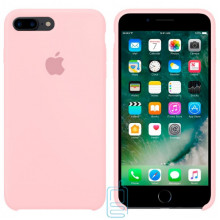 Чехол Silicone Case Apple iPhone 7 Plus, 8 Plus бледно-розовый 19