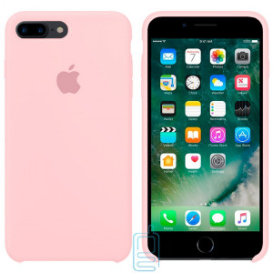 Чехол Silicone Case Apple iPhone 7 Plus, 8 Plus бледно-розовый 19