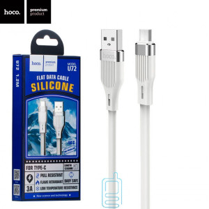 USB Кабель Hoco U72 ″Forest Silicone″ Type-C 1.2М белый
