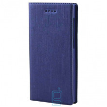 Универсальный чехол-книжка однотонный без окна 3.5-3.7″ 6#-XS синий