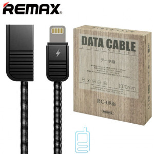USB Кабель Remax Linyo RC-088i Lightning чорний