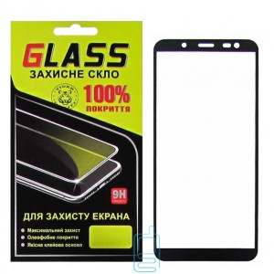 Защитное стекло Full Glue Samsung J6 2018 J600 black Glass
