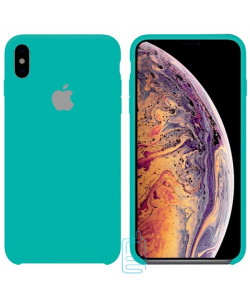 Чохол Silicone Case Apple iPhone XS Max зелений 47