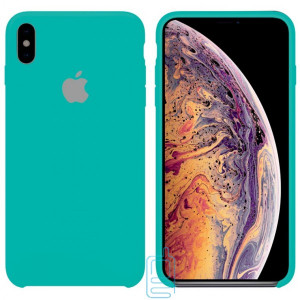 Чохол Silicone Case Apple iPhone XS Max зелений 47