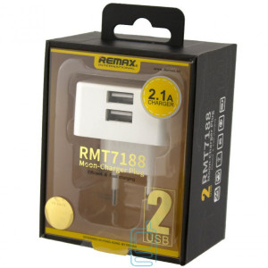 Сетевое зарядное устройство Remax Moon RP-U22 RMT7188 2USB 2.1A Original white