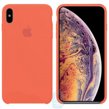 Чохол Silicone Case Apple iPhone XS Max помаранчевий 49