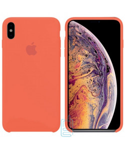 Чехол Silicone Case Apple iPhone XS Max оранжевый 49