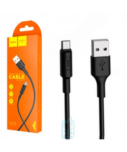 USB кабель Hoco X25 "Soarer" micro USB 1m чорний