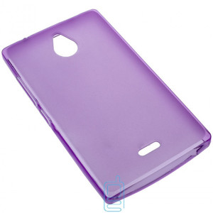 Чехол силиконовый цветной Nokia X2 Dual Sim фиолетовый