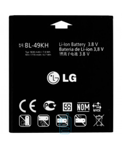 Аккумулятор LG BL-49KH 1830 mAh для P930 AAAA/Original тех.пакет