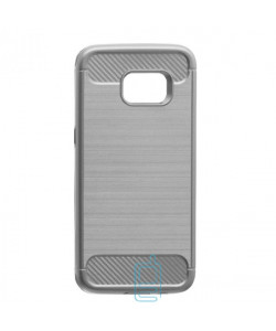 Чохол-накладка Motomo X6 Samsung S7 Edge G935 світло-сірий