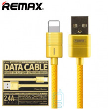 USB кабель Remax RC-127i Ziree Lightning золотистий