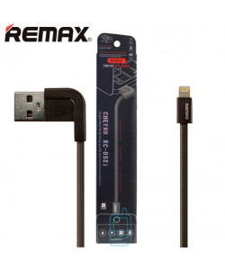 USB кабель Remax Cheynn RC-052i Apple Lightning 1m чорний