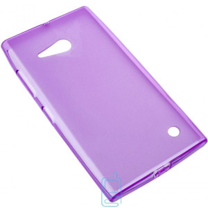 Чехол силиконовый цветной Nokia Lumia 730 фиолетовый