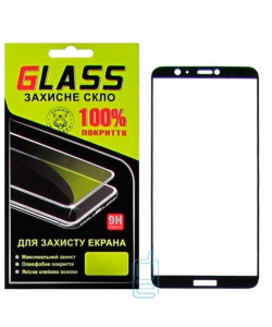 Захисне скло Full Glue Huawei P Smart, Enjoy 7s black Glass