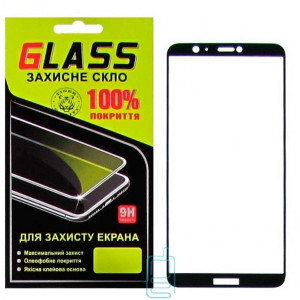 Захисне скло Full Glue Huawei P Smart, Enjoy 7s black Glass