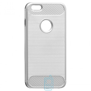 Чохол-накладка Motomo X6 Apple iPhone 6 Plus, 6S Plus сріблястий