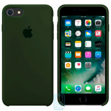 Чохол Silicone Case Apple iPhone 7, 8 темно-зелений 54