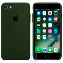 Чехол Silicone Case Apple iPhone 7, 8 темно-зеленый 54